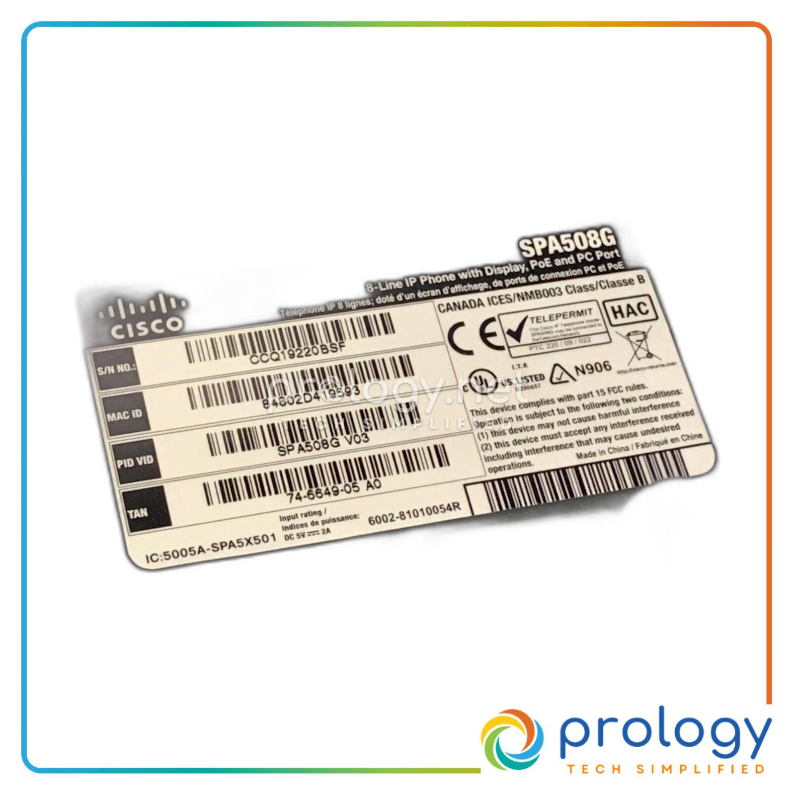 Cisco SPA508G product image