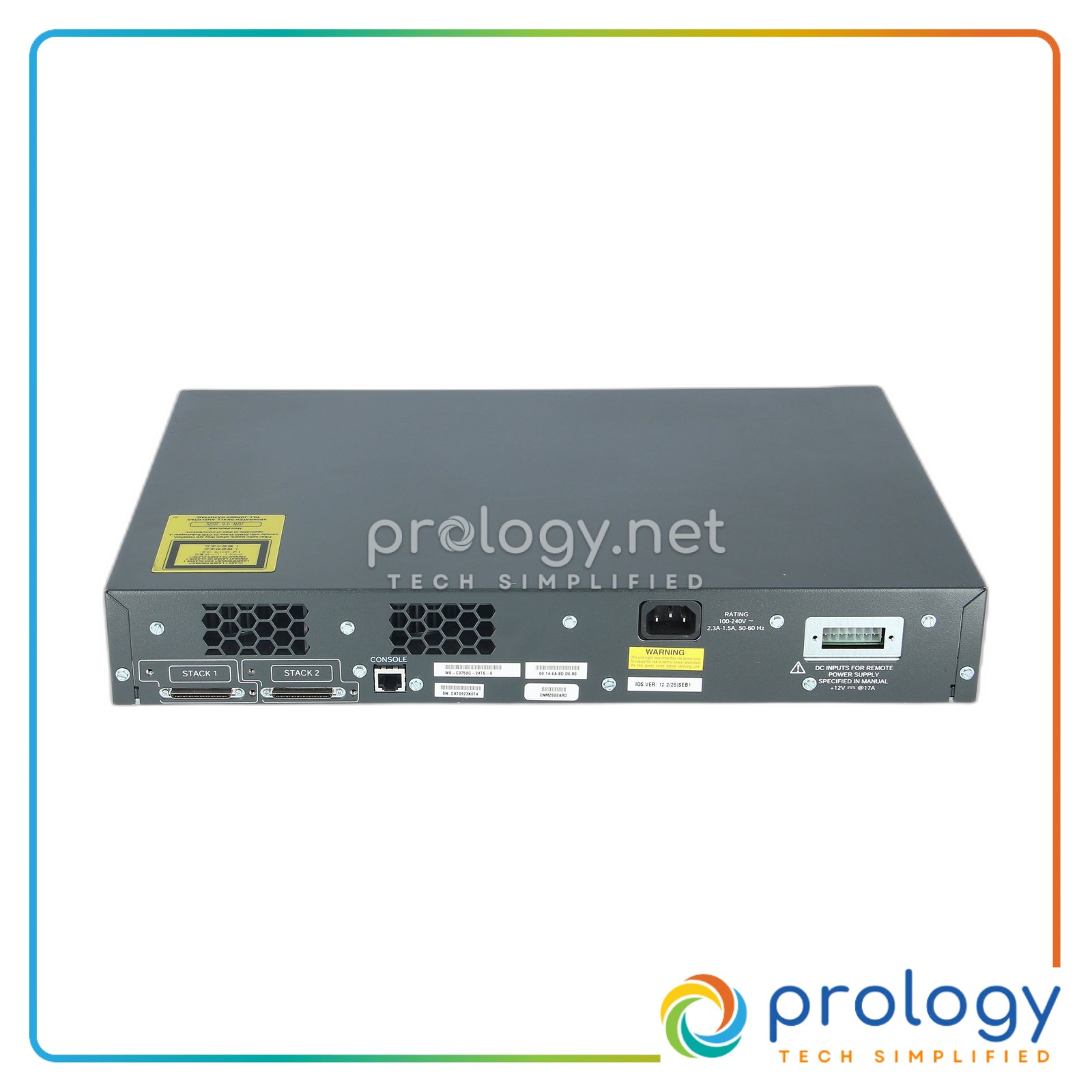 Cisco Catalyst 3750G product image
