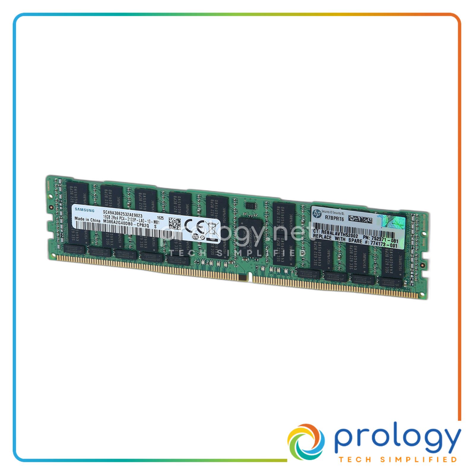 HP 16GB 2Rx4 PC4-2133P-L Kit product image