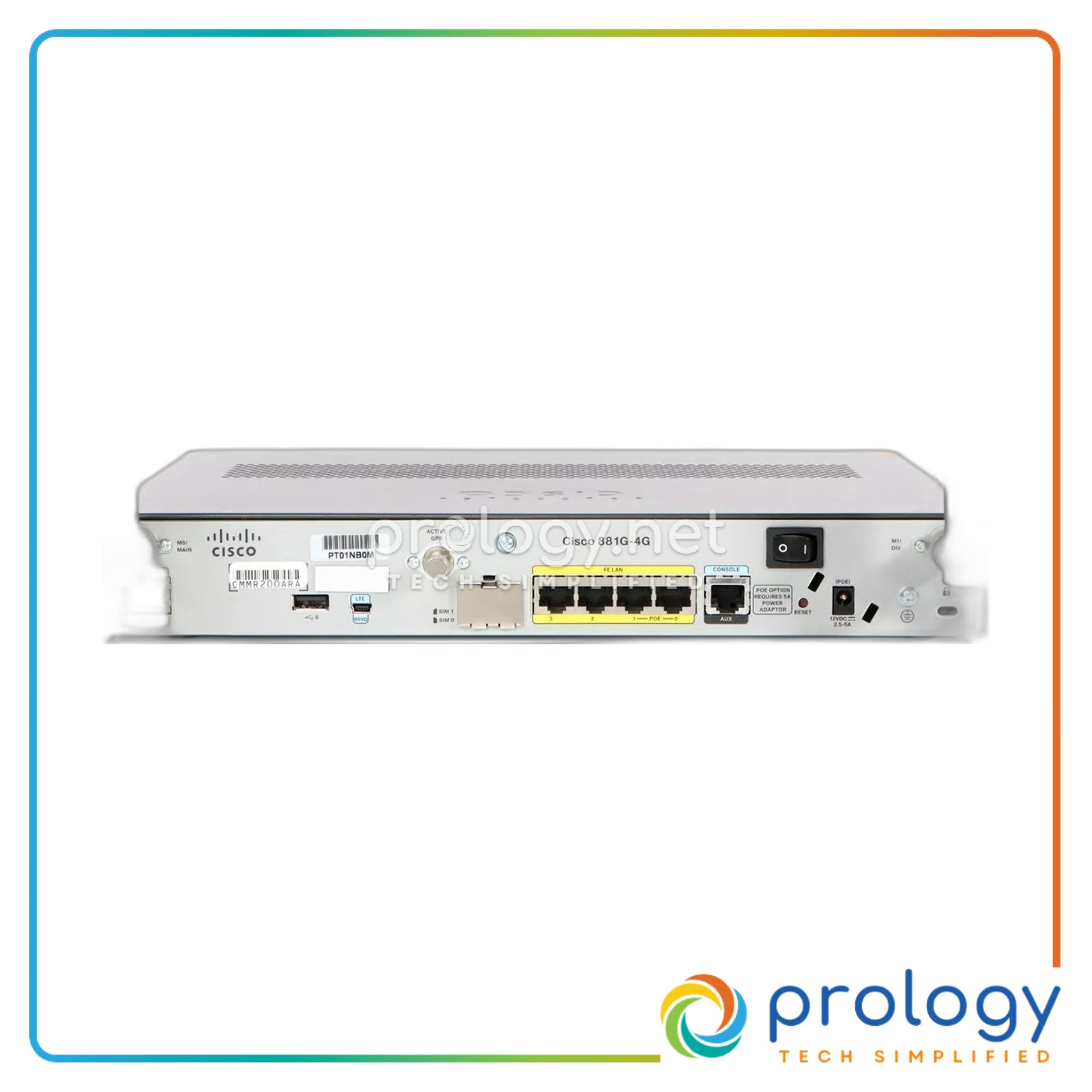 Cisco 880 series integrated services router