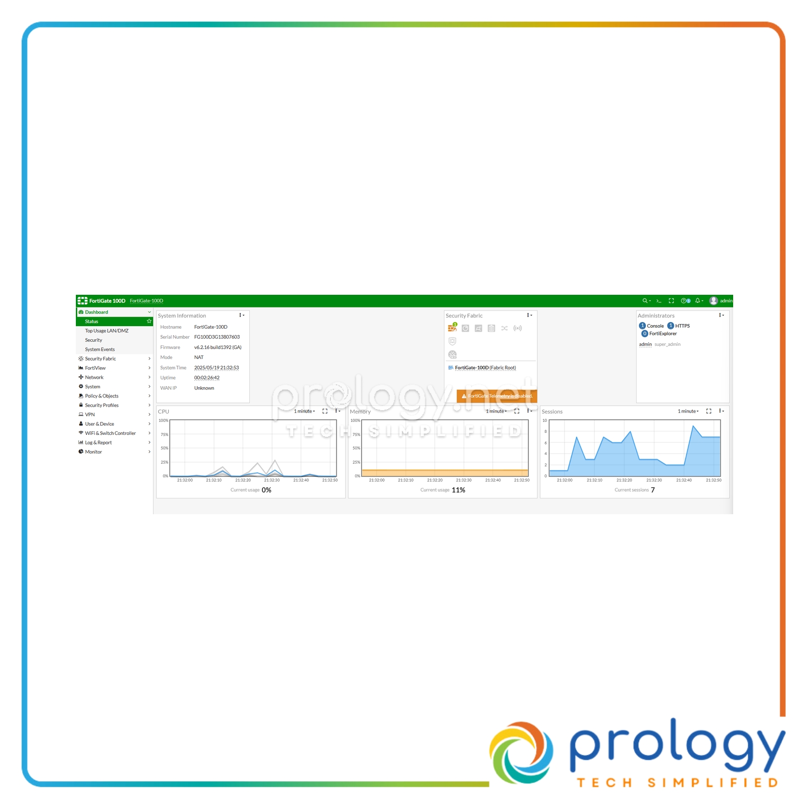 FortiGate 100D product image