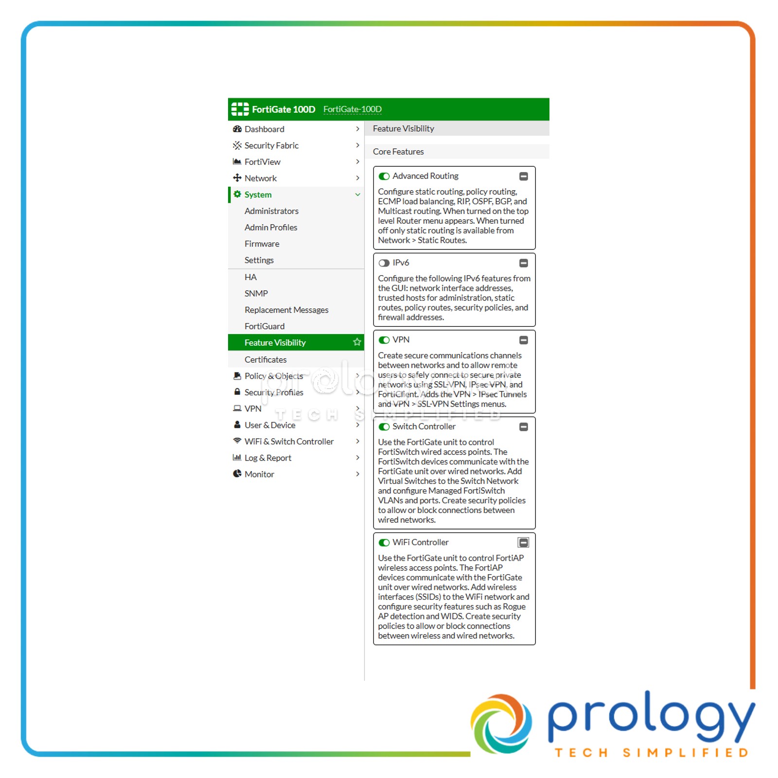 FortiGate 100D product image