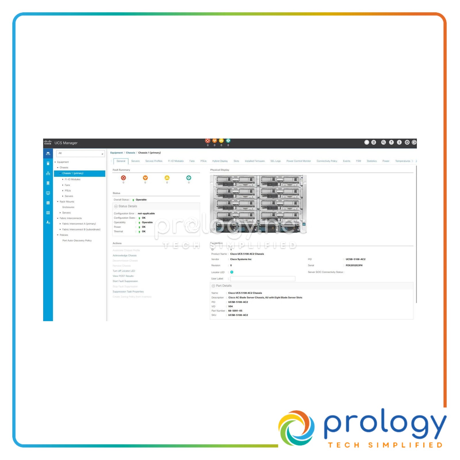 Cisco UCS 5108 Blade Server Chassis product image
